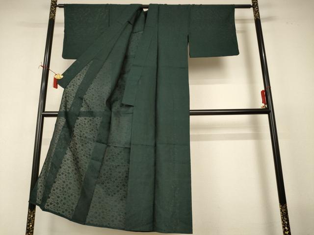 平和屋着物*夏物 小紋 風通紗 草花文 正絹 逸品 AABJ2473jd