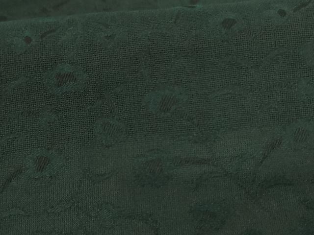 平和屋着物*夏物 小紋 風通紗 草花文 正絹 逸品 AABJ2473jd