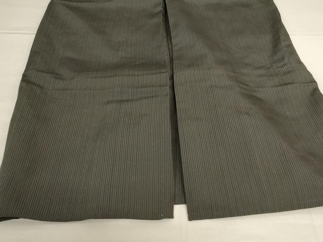 平和屋着物*夏物 男性 馬乗り袴 縦絽 縞 正絹 逸品 AABJ2480jd