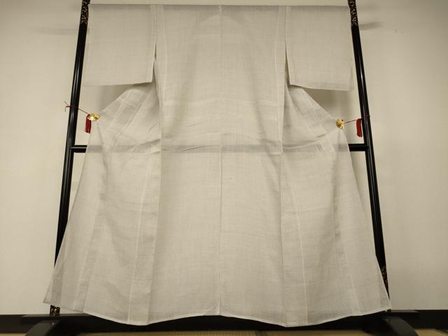 平和屋着物*夏物 上布 十字絣 麻 逸品 AABJ2483jd
