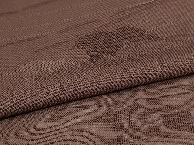 平和屋着物*夏物 小紋 紗 舞葉文 正絹 逸品 AABJ2484jd