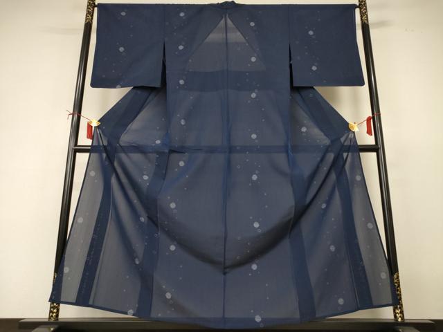 平和屋着物*夏物 本場大島紬 夏大島 丸文 正絹 逸品 AABJ2495jd