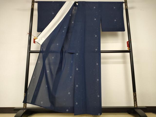 平和屋着物*夏物 本場大島紬 夏大島 丸文 正絹 逸品 AABJ2495jd