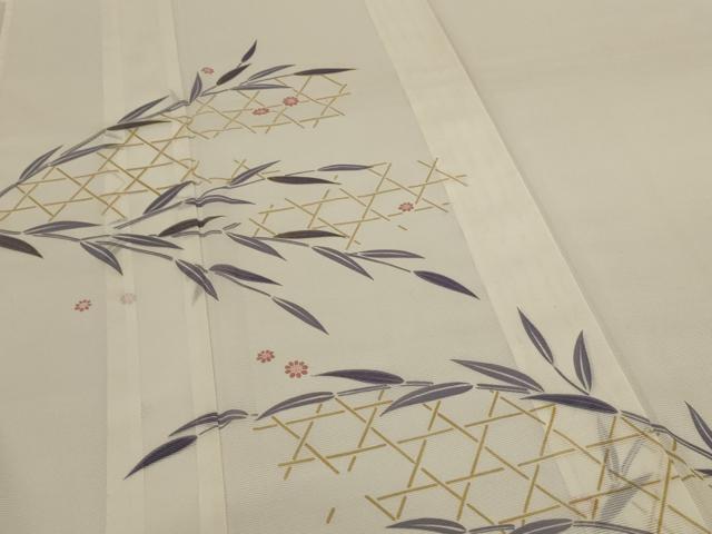 平和屋着物*夏物 訪問着 絽 草花文 金彩 洗える着物 AABJ2503jd