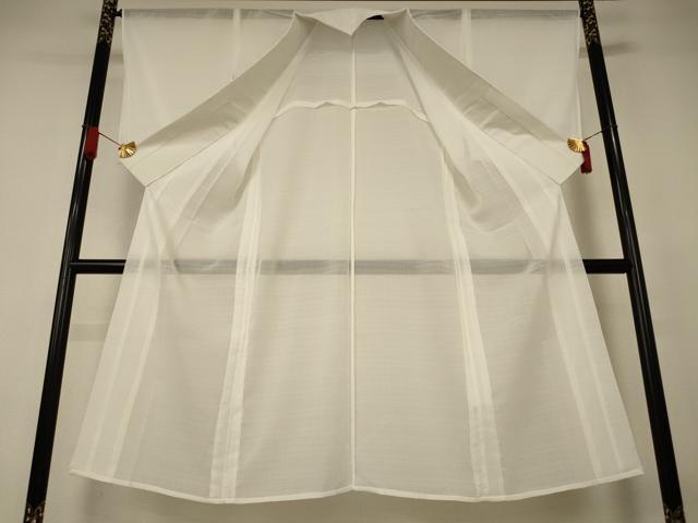 平和屋着物*夏物 長襦袢 変わり絽 白色 洗える着物 AABJ2514jd