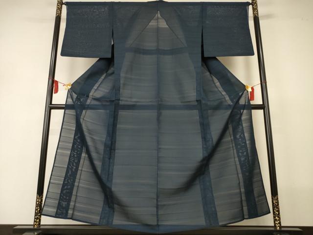 平和屋着物*夏物 色無地 変わり絽 褐返色 正絹 逸品 AABJ2520jd