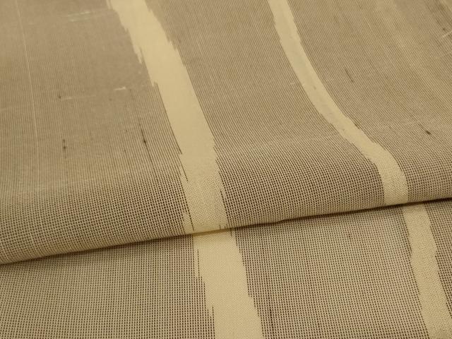 平和屋着物*夏物 紗紬 よろけ縞 正絹 逸品 AABJ2523jd