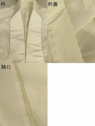 平和屋着物*夏物 長襦袢 絽 白色 洗える着物 AABJ2536jd