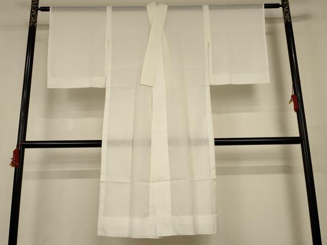 平和屋着物*夏物 長襦袢 絽 白色 洗える着物 AABJ2557jd