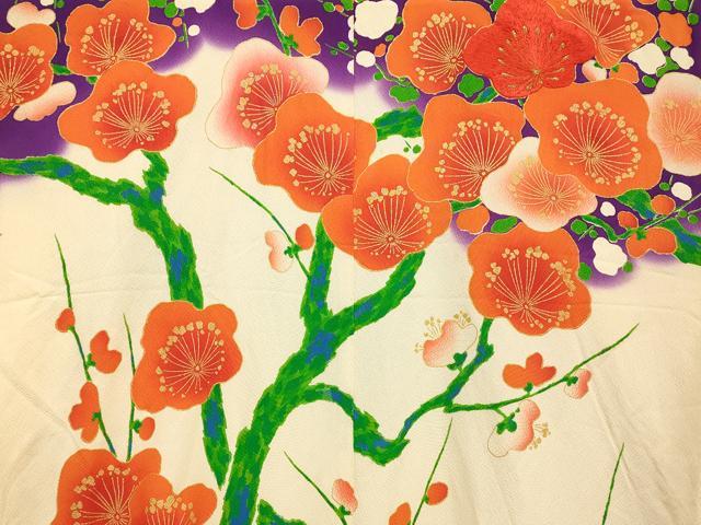 平和屋本店●お引きずり・お引き摺り・引き振袖 和装 結婚式 舞妓 芸妓 芸者 衣装 刺繍 枝梅文 暈し染め 金彩 AABJ2628fw