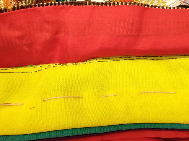 平和屋本店●西陣工芸織 和装 色打掛 婚礼 結婚式 神社挙式 花嫁 唐織 金銀糸 慶松鶴 逸品 AABJ2654fw