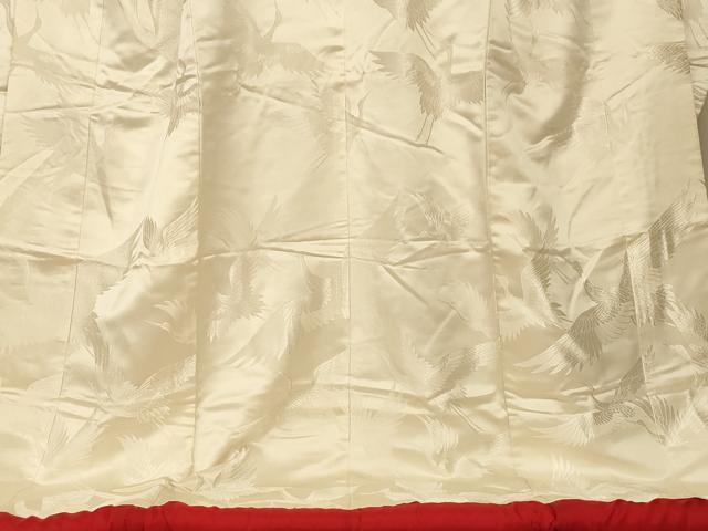 平和屋本店●白打掛 白無垢 和装 婚礼 結婚式 花嫁 神社挙式 唐織 飛鶴文 逸品 AABJ2698fw