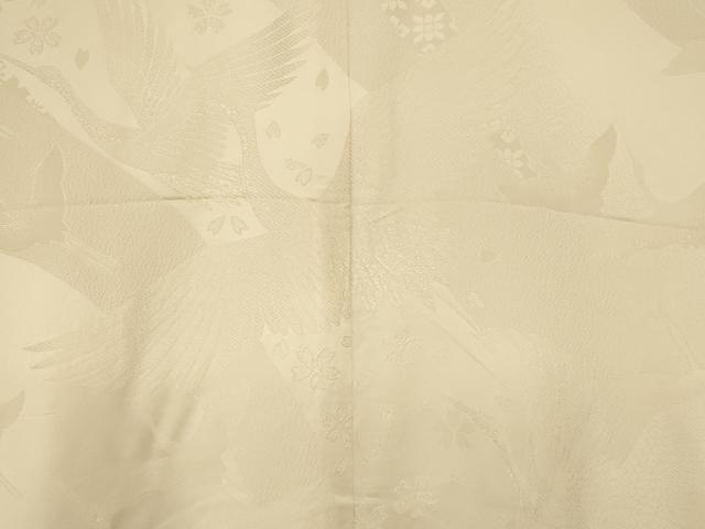 平和屋本店●白打掛 白無垢 和装 婚礼 結婚式 花嫁 神社挙式 唐織 飛鶴舞花文 逸品 AABJ2700fw