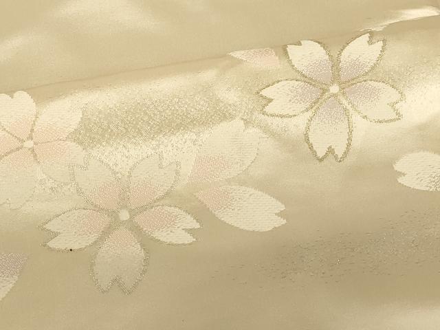 平和屋本店●白打掛 白無垢 和装 婚礼 結婚式 花嫁 神社挙式 唐織 舞桜文 金銀糸 逸品 AABJ2732fw
