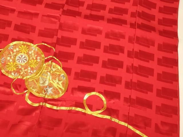 平和屋本店●お引きずり・お引き摺り・引き振袖 和装 結婚式 舞妓 芸妓 芸者 衣装 駒刺繍 花鼓文 金糸 逸品 AABJ2754fw