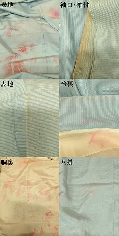 平和屋本店●夏物 お引きずり・お引き摺り・引き振袖 和装 結婚式 舞妓 芸妓 芸者 衣装 手描き 草花雲取り文 絽 暈し染め 逸品 AABJ2806fw