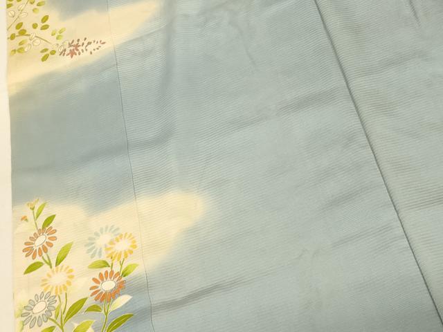 平和屋本店●夏物 お引きずり・お引き摺り・引き振袖 和装 結婚式 舞妓 芸妓 芸者 衣装 手描き 草花雲取り文 絽 暈し染め 逸品 AABJ2806fw