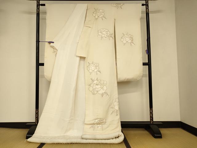 平和屋本店●白打掛 白無垢 和装 婚礼 結婚式 花嫁 神社挙式 総刺繍 牡丹文 逸品 AABJ2811fw