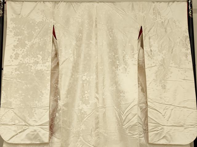 平和屋本店●白打掛 白無垢 和装 婚礼 結婚式 花嫁 神社挙式 唐織 鴛鴦枝梅文 逸品 AABJ2832fw