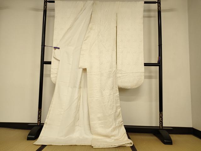 平和屋本店●掛下 打掛 和装 婚礼 花嫁 結婚式 神社挙式 紗綾形草花地紋 逸品 AABJ2914fw