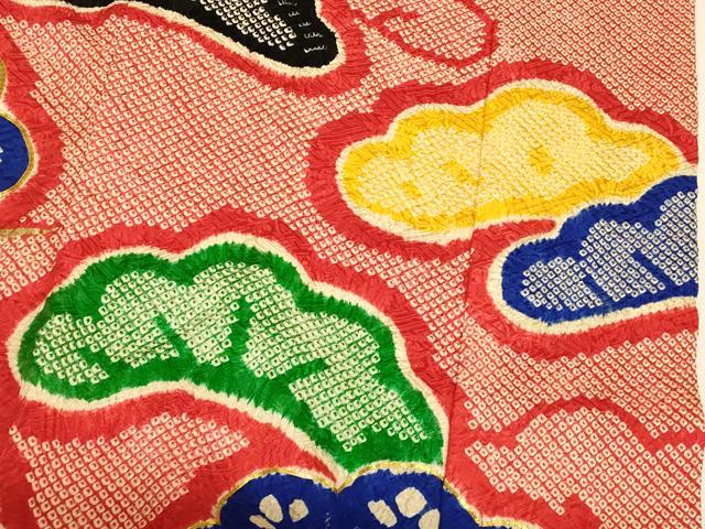 平和屋本店●お引きずり・お引き摺り・引き振袖 和装 結婚式 舞妓 芸妓 芸者 衣装 総絞り 駒刺繍 松文 金彩 逸品 AABJ2920fw