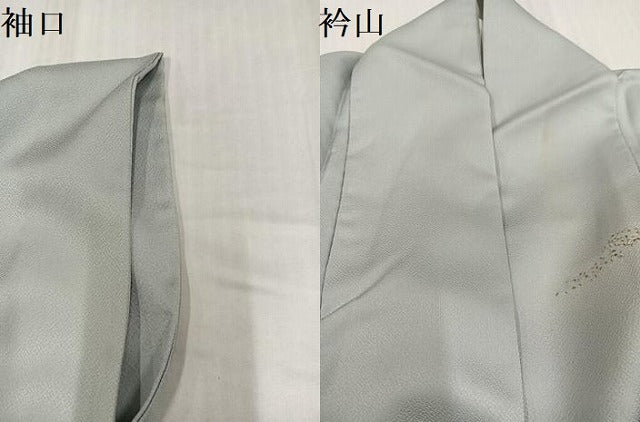 平和屋着物●訪問着 蘇州刺繍 草花文 暈し染め 金銀糸 正絹 逸品 AABJ2931ph