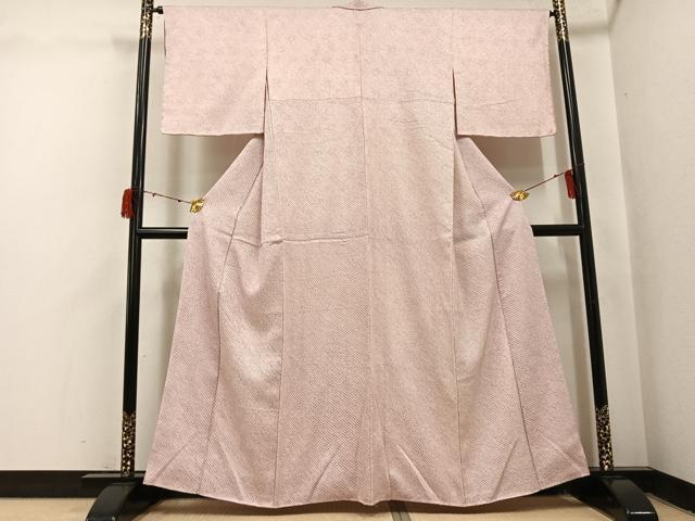 平和屋着物●大変加工の良い総絞り小紋 正絹 逸品 未使用 AABJ2967ph
