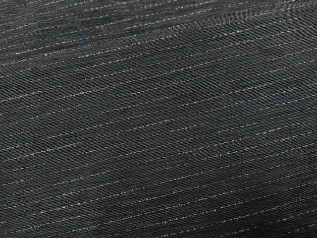 平和屋着物●男性 紬 横段文 正絹 逸品 AABJ2997ph