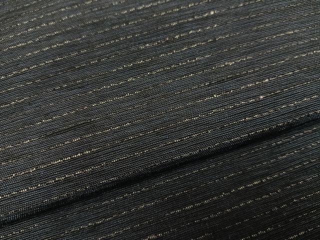 平和屋着物●男性 紬 横段文 正絹 逸品 AABJ2997ph