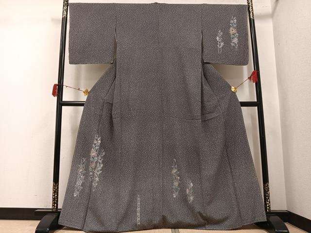 平和屋着物●訪問着 更紗草花文 正絹 逸品 未使用 AABJ2999ph