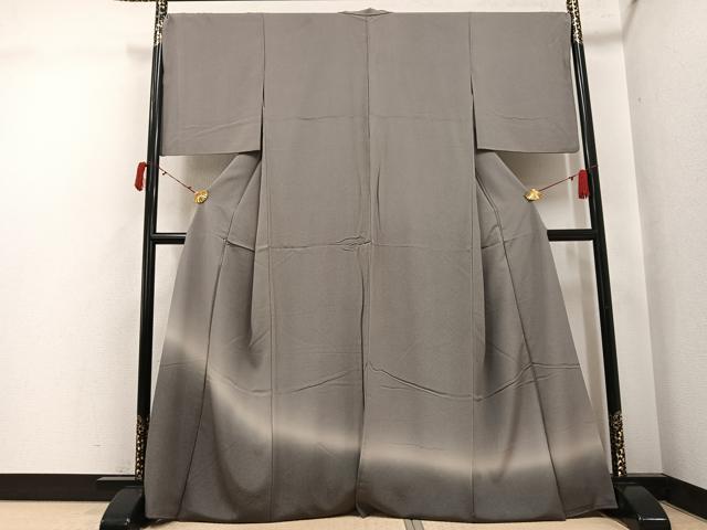 平和屋着物●江戸小紋 色留訪問着 霞文 暈し染め 正絹 逸品 AABJ3004ph