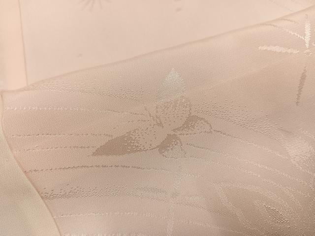 平和屋着物●振袖用長襦袢 無双仕立て 舞蝶地紋 暈し染め 正絹 逸品 AABJ3023ph