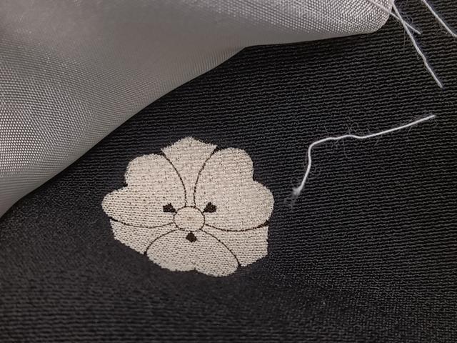 平和屋着物●本加賀友禅作家 奥原一就 黒留袖 枝花文 金彩 正絹 逸品 AABJ3032ph
