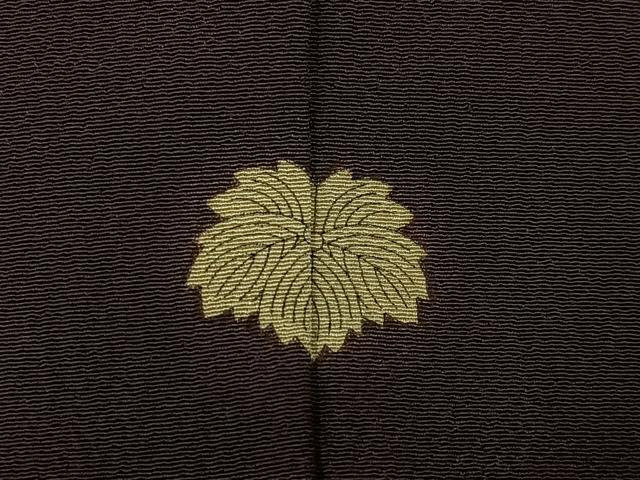 平和屋着物●洗える最高級着物 <英>はなぶさ謹製 色無地 赤墨色 洗える着物 AABJ3057ph