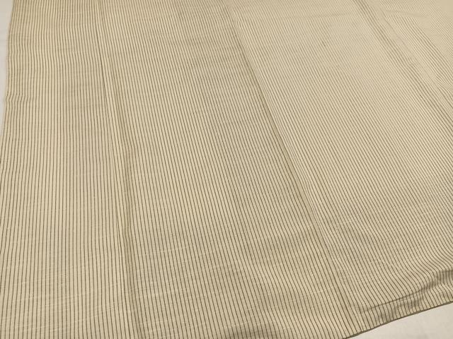 平和屋着物●上質な紬 間道 正絹 逸品 AABJ3058ph