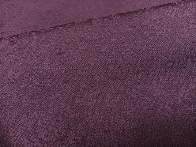 平和屋着物●上質な色無地 藍 花地紋 紅消鼠色 正絹 逸品 未使用 AABJ3061ph