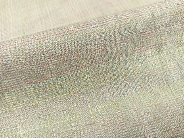 平和屋着物●真綿手引紬 よねざわ新田 虹彩 証紙付き 正絹 逸品 AABJ3075ph
