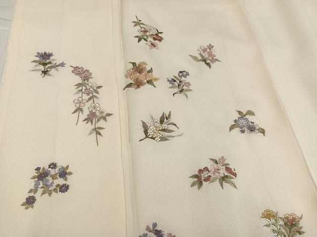 平和屋着物●訪問着 総刺繍 金糸 正絹 逸品 未使用 AABJ3078ph