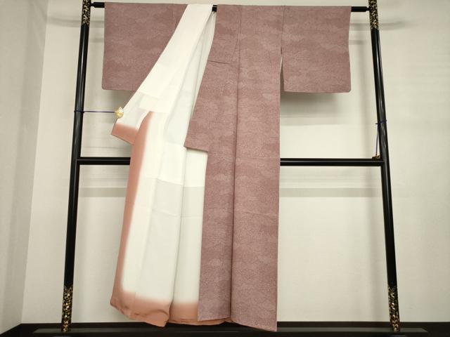 平和屋着物●伝統工芸士 染谷梅治 江戸小紋 切嵌吉祥文 正絹 逸品 AABJ3109ck
