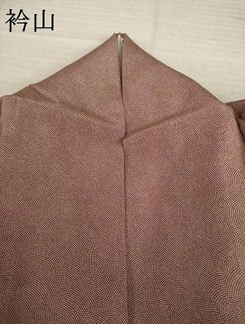平和屋着物●寺山存男 江戸小紋 鮫小紋柄 正絹 逸品 AABJ3110ck