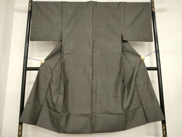 平和屋着物●男性 本場大島紬 80亀甲 総詰め 正絹 逸品 AABJ3116ck
