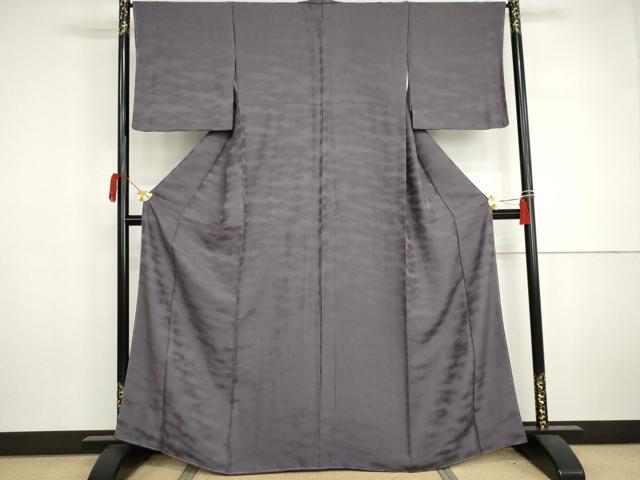 平和屋着物●上質な小紋 霞文 暈し染め 正絹 逸品 未使用 AABJ3169cs