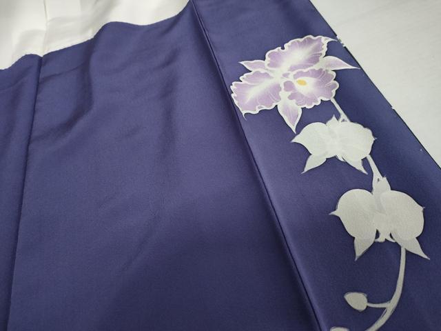 平和屋着物●豪華振袖 胡蝶蘭 暈し染め 金彩 正絹 逸品 AABJ3176cs