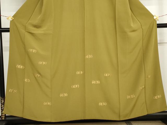 平和屋着物●訪問着 桐 金糸 金彩 正絹 逸品 AABJ3184cs