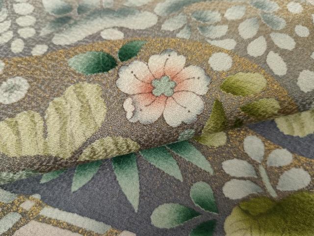 平和屋着物●訪問着 辻が花 暈し染め 金彩 正絹 逸品 AABJ3210cs