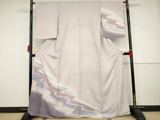 平和屋着物●訪問着 霞文 暈し染め 正絹 逸品 未使用 AABJ3223cs