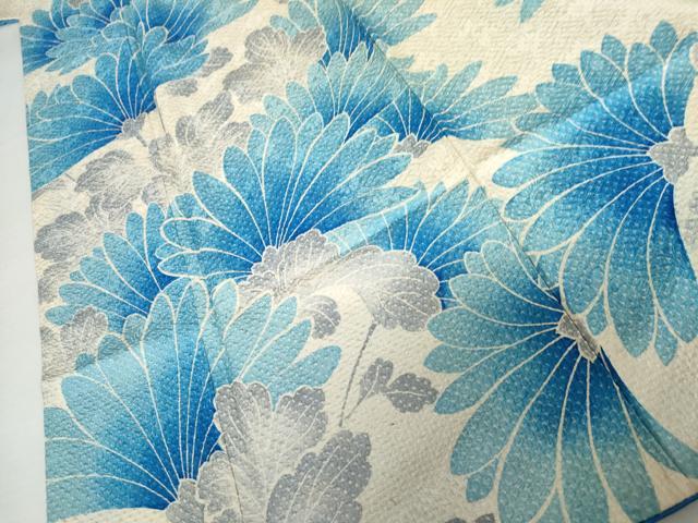 平和屋着物●豪華振袖 総絞り 横菊 正絹 逸品 AABJ3237cs