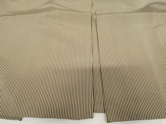 平和屋着物●男性 馬乗り袴 縞 正絹 逸品 AABJ3267cs
