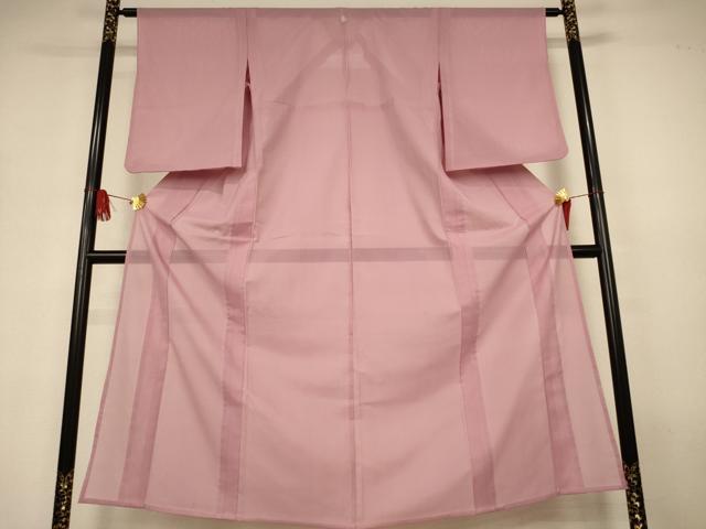 平和屋着物*夏物 色無地 絽 鴇浅葱色 洗える着物 AABJ3298jd