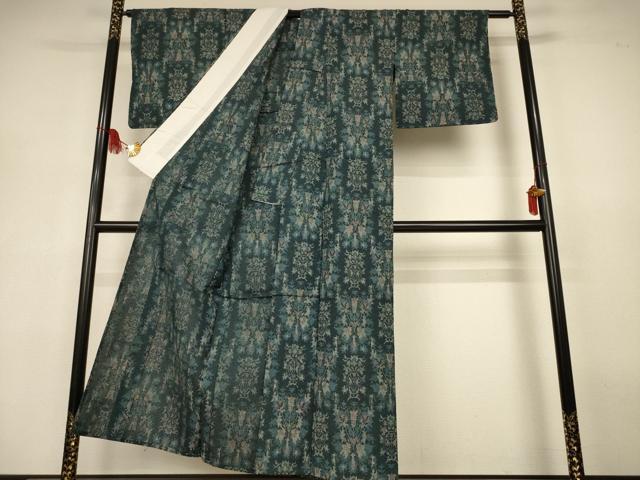 平和屋着物*夏物 小紋 幾何学文様 AABJ3299jd